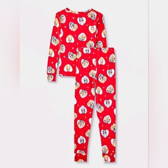NWT Kids Girl / Boy Spring 2-Piece Bluey & Bingo Pajama Set 100% Cotton - Picture 8 of 9